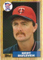 1987 Topps Baseball Cards      025      Bert Blyleven